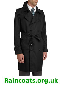 Aquascutum mens designer raincoat