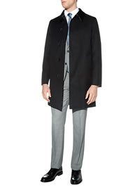 Black mens raincoat by Aquascutum