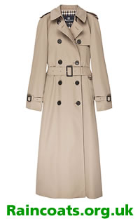 Aquascutum womens full length raincoat