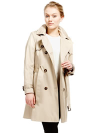 Beige ladies mac