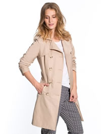 Beige ladies raincoat from La Redoute