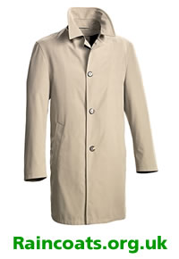 Bugatti Classic Mens Mac in Beige