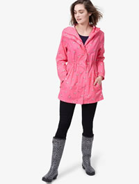 Ladies pink parka