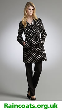 Ladies black spotted Mac