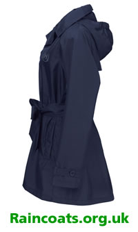 Ladies mac with hood sold by Simply Hike