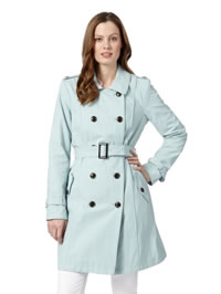 Light turquoise ladies mac