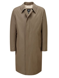 Long mens raincoat
