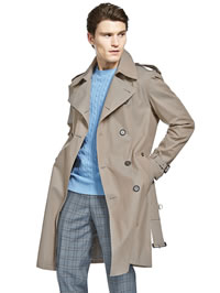 Long mens raincoats from M&S