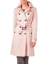 Pink ladies trench coat