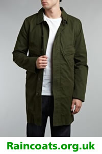 Mens designer mac by Pretty Green