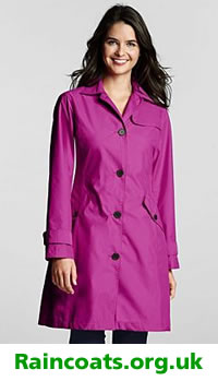 Purple ladies raincoat