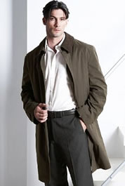 Mens Brown Mac from M&S