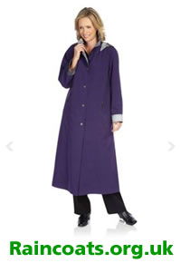 Womens full length raincoat