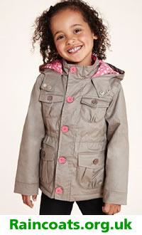 Young girls raincoat